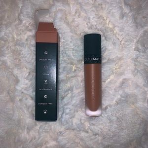 BNIB DOSE OF COLORS LIQUID MATTE LIPSTICK "KNOCK ON WOOD"